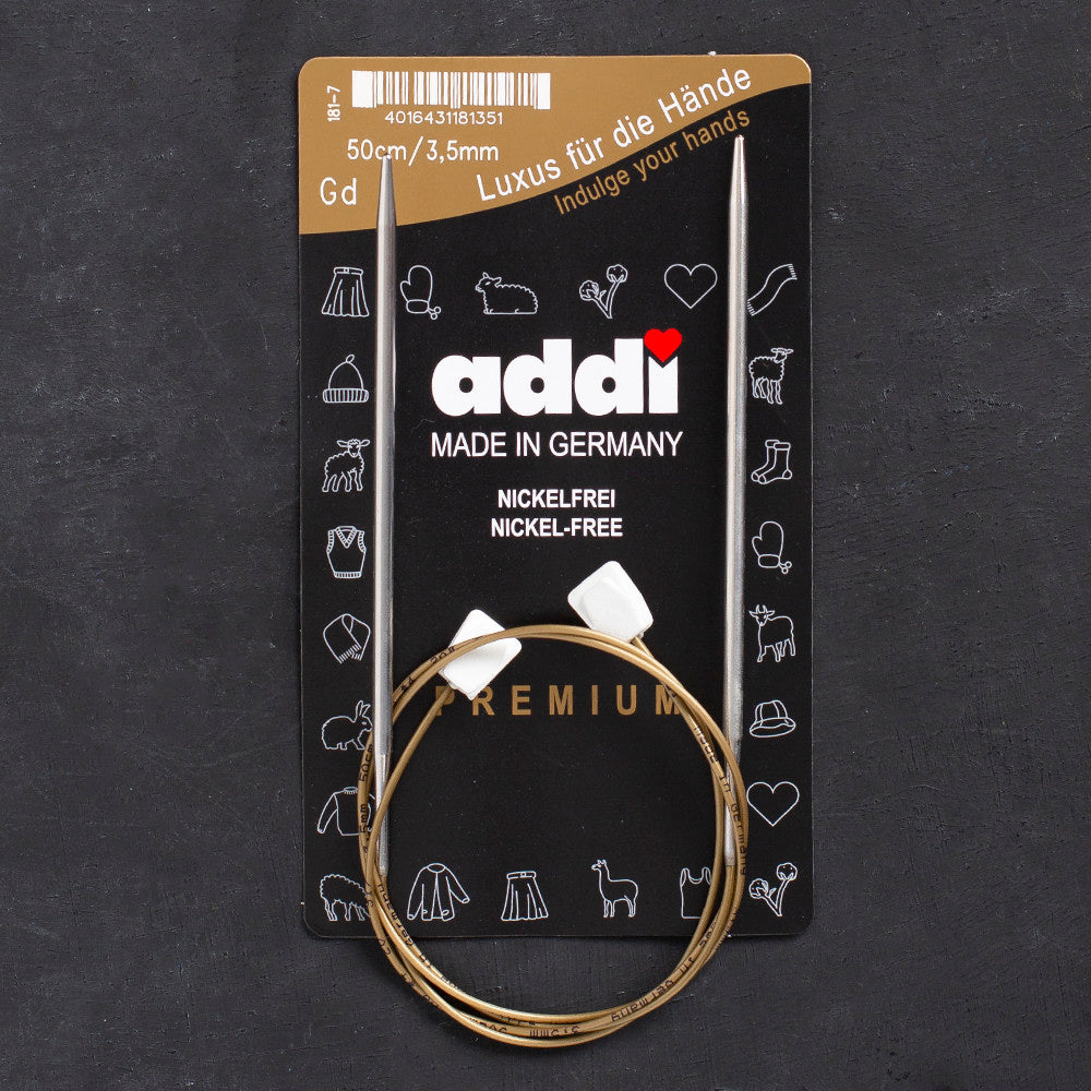 Addi Flexi-Bel 3,5mm 50cm Esnek Örgü Şişi - 181-7